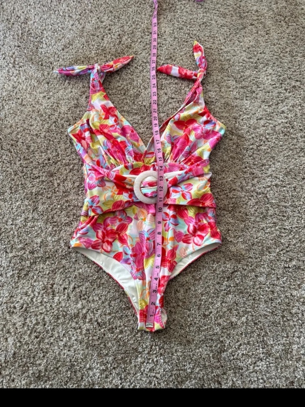 PatBo Hydra Belted Swimsuit One Piece size Medium - Picture 10 of 12